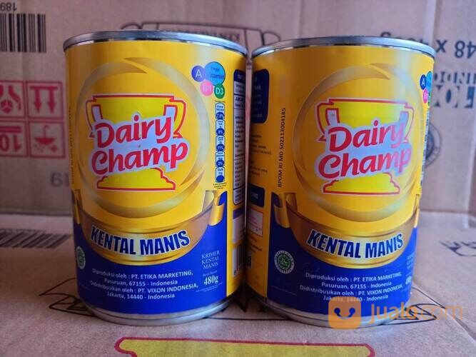 distributor Susu Dairy Champ Krimer Kental Manis 500gr 48 pcs