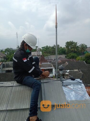 AHLINYA pasang PENANGKAL PETIR DAN SERTIFIKAT K3 DISNAKER MAGELANG