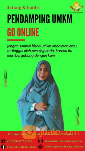 VIRAL!!! 0821-3570-6755, Pendamping Umkm Go Online Di Sumedang, Maulina Golden Hand