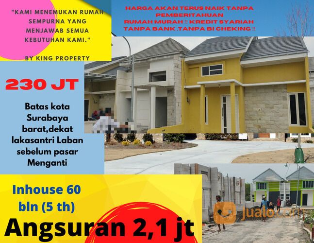 Rumah inhouse harga termurah di Menganti