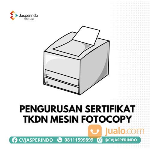 SERTIFIKAT TKDN MESIN FOTOCOPY