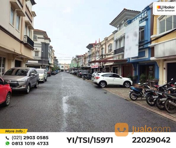(TSI/15971) Ruko Golden Madrid, BSD, Tangerang, 5.3x12.9 m², 2⅓ Lt, HGB