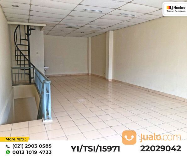 (TSI/15971) Ruko Golden Madrid, BSD, Tangerang, 5.3x12.9 m², 2⅓ Lt, HGB