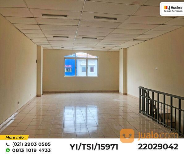 (TSI/15971) Ruko Golden Madrid, BSD, Tangerang, 5.3x12.9 m², 2⅓ Lt, HGB
