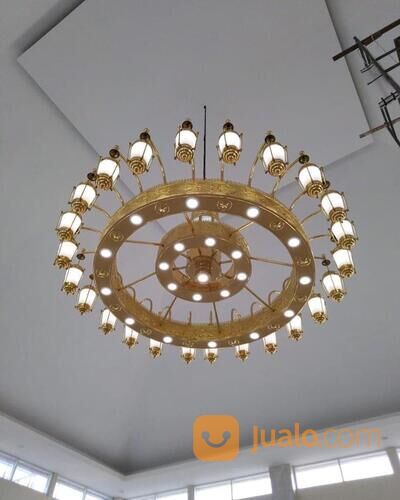 Lampu Hias Masjid Nabawi Kuningan Sangat Elegan, mewah Harga Terjangkau