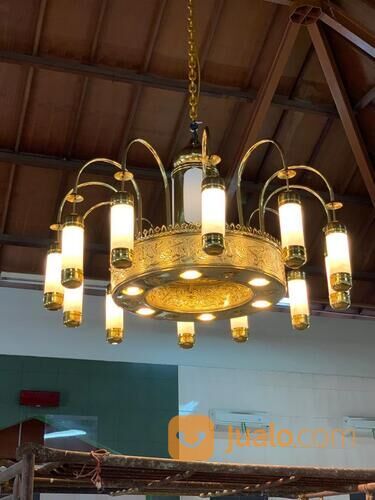 Lampu Hias Masjid Nabawi Kuningan Sangat Elegan, mewah Harga Terjangkau