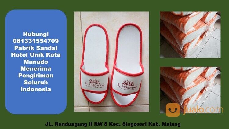 Hubungi 081331554709 - Harga Grosir Sandal Hotel Manado