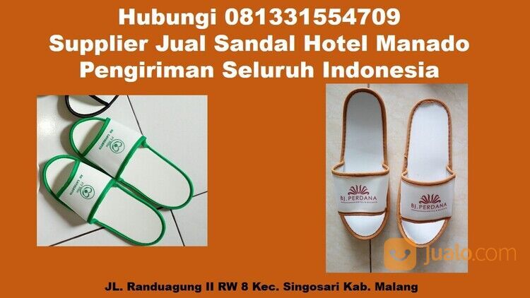 Hubungi 081331554709 - Harga Grosir Sandal Hotel Manado