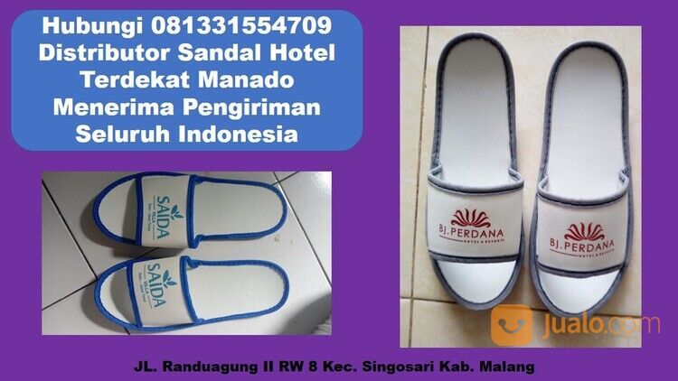 Hubungi 081331554709 - Harga Grosir Sandal Hotel Manado