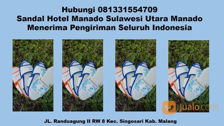 Hubungi 081331554709 - Harga Grosir Sandal Hotel Manado