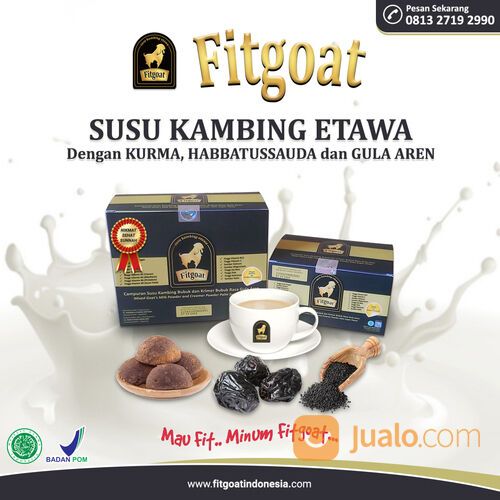 Fitgoat Susu Kambing Etawa dengan Kurma, Habbatussauda dan Gula Aren Minuman Sunnah yang Menyehatkan