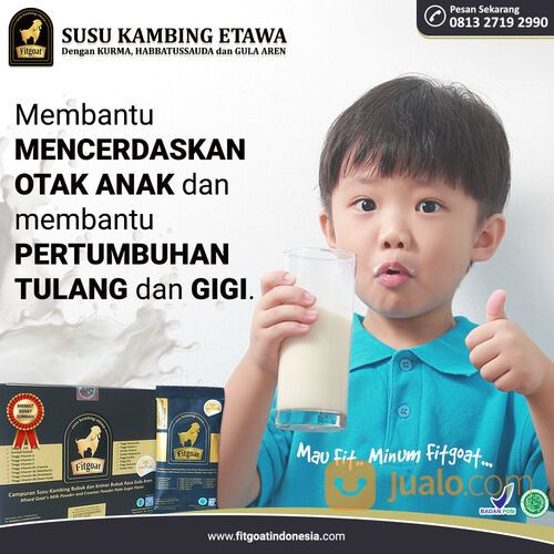 Fitgoat Susu Kambing Etawa dengan Kurma, Habbatussauda dan Gula Aren Minuman Sunnah yang Menyehatkan