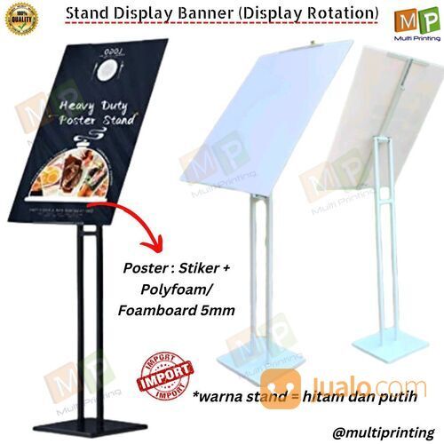 Stand Poster / Stand Banner (Rotation) 1 sisi