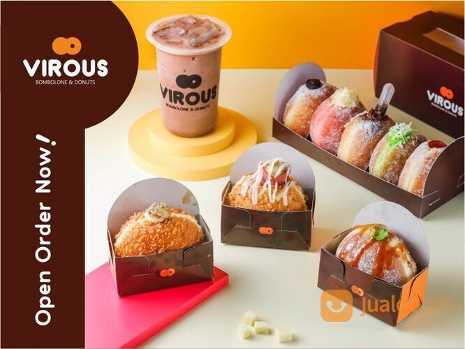 Virous Bombolone & Donuts - Toko Donat Empuk dan Enak Terdekat Sidoarjo