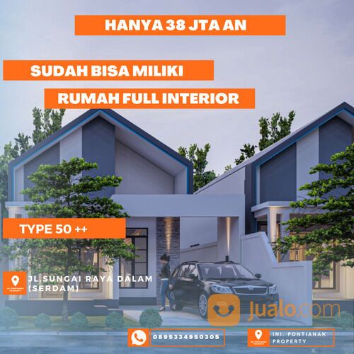 PERUMAHAN PONTIANAK SERDAM TIPE 50 - FULL INTERIOR