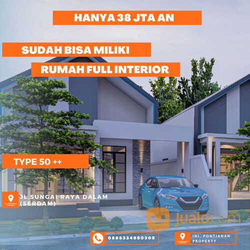 PERUMAHAN PONTIANAK SERDAM TIPE 50 - FULL INTERIOR