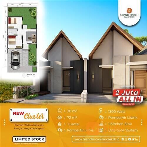 New Cluster harga promo di kawasan perumahan terbesar di rancaekek bandung