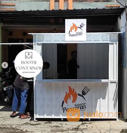Booth Kontainer Usaha Makanan Ukuran 150x150x200