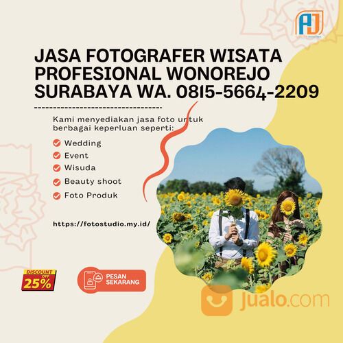 Jasa Fotografer Wisata Profesional Wonorejo Surabaya Wa. 0815–5664–2209