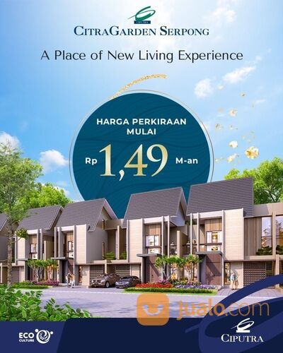 Aeris Citra Garden Serpong Rumah Modern Terbaik Bebas Banjir di Cisauk