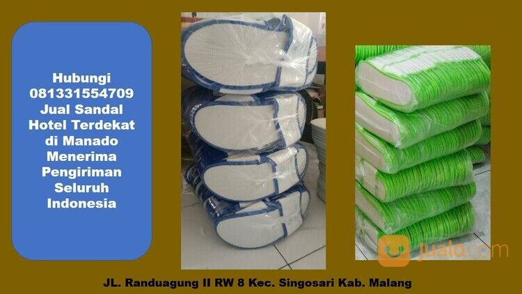 Hubungi 081331554709 - Distributor Sandal Hotel Harga Grosir Manado
