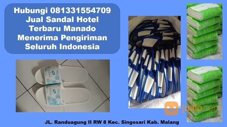 Hubungi 081331554709 - Distributor Sandal Hotel Harga Grosir Manado