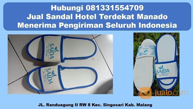 Hubungi 081331554709 - Distributor Sandal Hotel Harga Grosir Manado