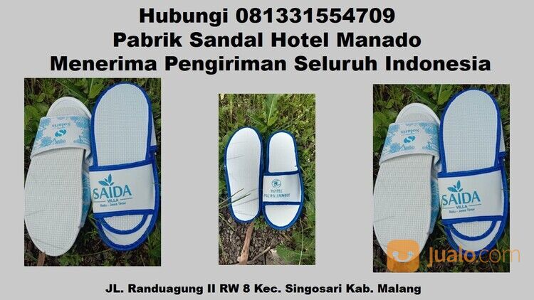 Hubungi 081331554709 - Distributor Sandal Hotel Harga Grosir Manado