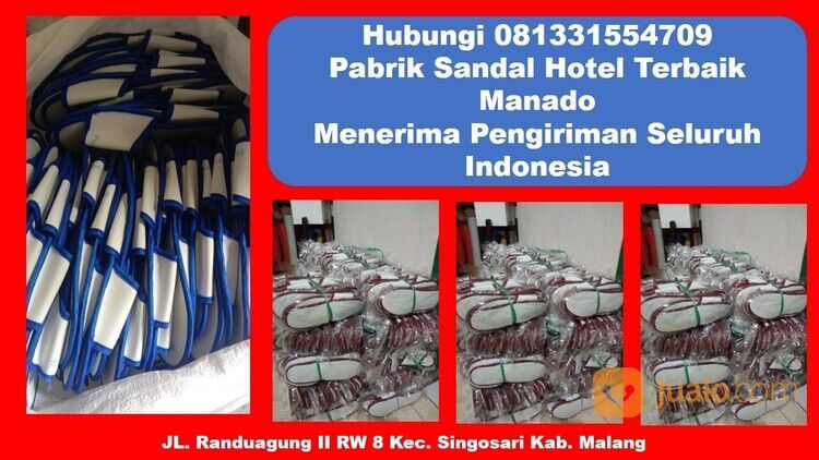 Hubungi 081331554709 - Distributor Sandal Hotel Harga Grosir Manado