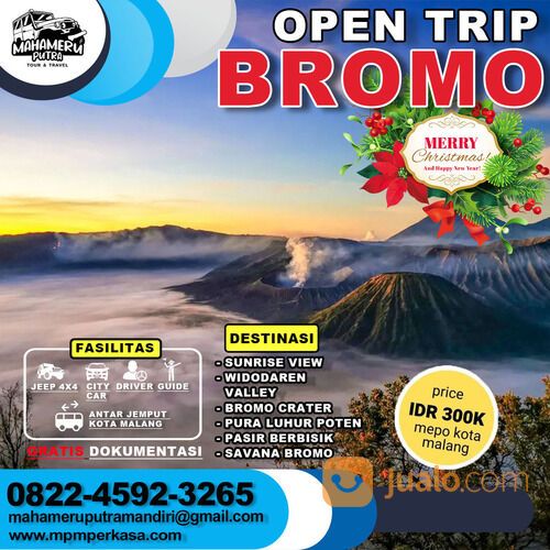 Open Trip Bromo Promo Natal & tahun Baru 2023