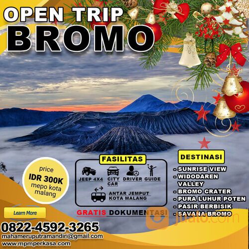 Open Trip Bromo Promo Natal & tahun Baru 2023