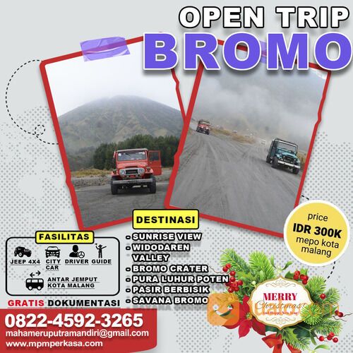 Open Trip Bromo Promo Natal & tahun Baru 2023