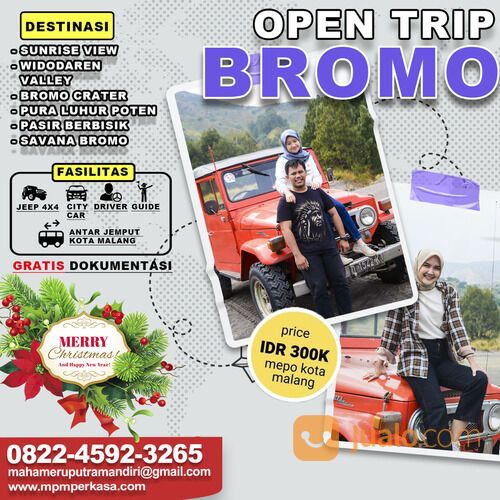 Open Trip Bromo Promo Natal & tahun Baru 2023