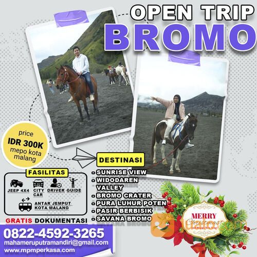 Open Trip Bromo Promo Natal & tahun Baru 2023