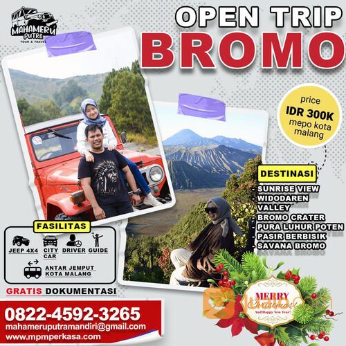 Open Trip Bromo Promo Natal & tahun Baru 2023