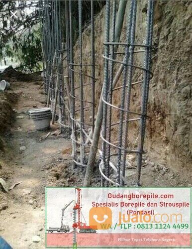 Borepile Strouspile Di Tomang , Srengseng dan Skitarnya