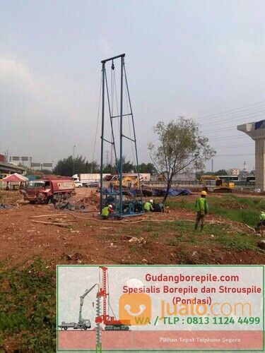 Borepile Strouspile Di Tomang , Srengseng dan Skitarnya