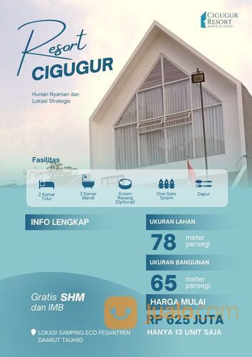 PERUMAHAN MURAH DI CIGUGUR GIRANG PARONGPONG BANDUNG BARAT BONUS MINI POOL