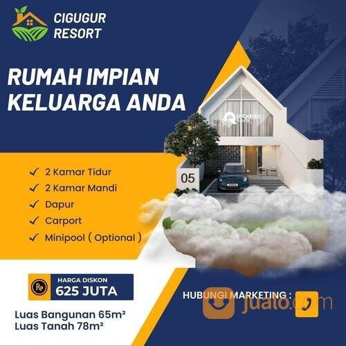 PERUMAHAN MURAH DI CIGUGUR GIRANG PARONGPONG BANDUNG BARAT BONUS MINI POOL