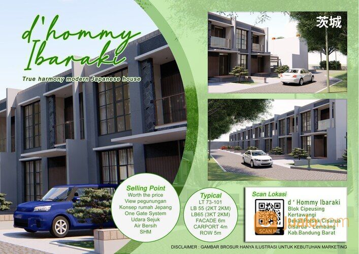 Rumah MURAH Di Cisarua Lembang | DHommy Ibaraki Lembang