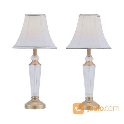 Eglare Set Harper Brass Lampu Meja & Lampu Lantai