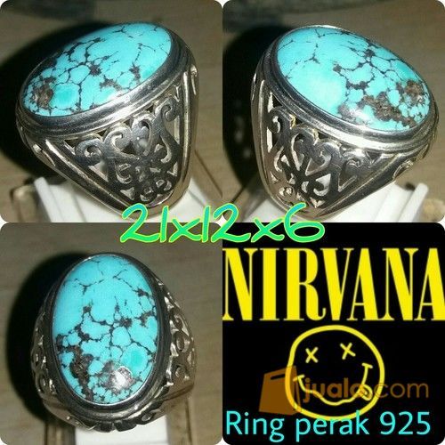Cincin Pirus Persia warna telor asin