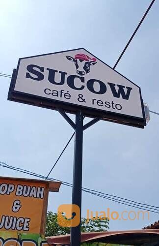 Plang Nama Neon Box Akrilik Custom