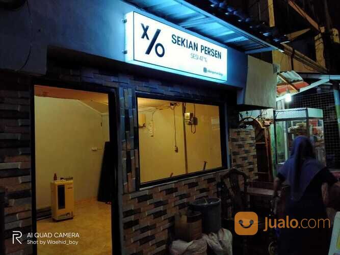 Signage Neon Box Papan Nama Cafe