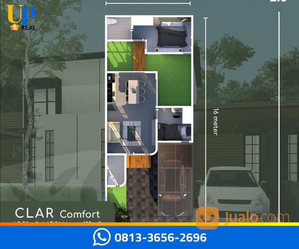 Rumah Gaya American Classic Murah di Kota Malang