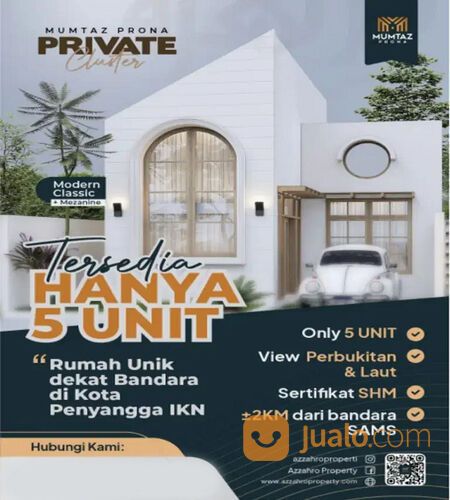 Rumah di Sepinggan Kota Balikpapan Dekat Bandara SAMS, Pasar Sepinggan, Pantai Sepinggan