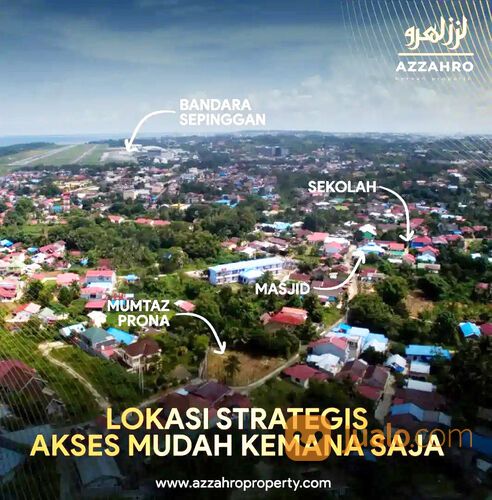 Rumah di Sepinggan Kota Balikpapan Dekat Bandara SAMS, Pasar Sepinggan, Pantai Sepinggan