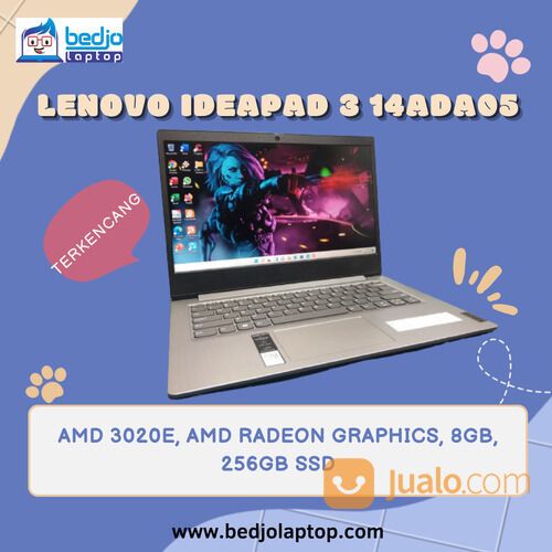 Laptop Lenovo IP 3 14ADA05 AMD 3020E Radeon Graphics 8GB RAM 256GB SSD
