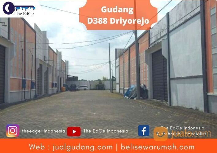 Gudang Sidoarjo Murah di Pergudangan D388 Driyorejo - The EdGe