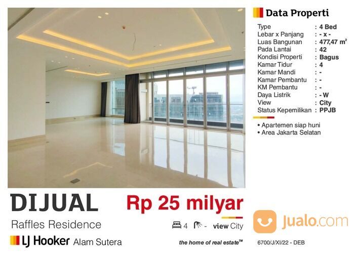 Apartment Raffles Residence